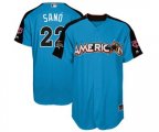 Minnesota Twins #22 Miguel Sano Authentic Blue American League 2017 Baseball All-Star Baseball Jersey
