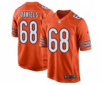 Chicago Bears #68 James Daniels Game Orange Alternate Football Jersey