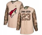 Arizona Coyotes #23 Oliver Ekman-Larsson Authentic Camo Veterans Day Practice Hockey Jersey