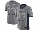 Dallas Cowboys #13 Michael Gallup Limited Gray Rush Drift Fashion NFL Jersey