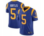 Los Angeles Rams #5 Blake Bortles Royal Blue Alternate Vapor Untouchable Limited Player Football Jersey