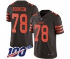 Cleveland Browns #78 Greg Robinson Limited Brown Rush Vapor Untouchable 100th Season Football Jersey