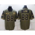 Dallas Cowboys #88 CeeDee Lamb Gold 2021 Salute To Service Limited Player Jersey