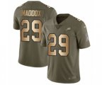 Philadelphia Eagles #29 Avonte Maddox Limited Olive Gold 2017 Salute to Service NFL Jersey