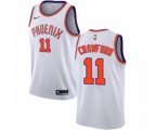 Phoenix Suns #11 Jamal Crawford Swingman White NBA Jersey - Association Edition