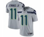 Seattle Seahawks #11 Gary Jennings Jr. Grey Alternate Vapor Untouchable Limited Player Football Jersey