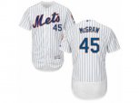 New York Mets #45 Tug McGraw White Flexbase Authentic Collection MLB Jersey