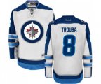 Winnipeg Jets #8 Jacob Trouba Authentic White Away NHL Jersey