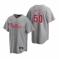 Nike Philadelphia Phillies #50 Hector Neris Gray Road Stitched Baseball Jersey