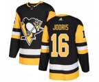 Adidas Pittsburgh Penguins #16 Josh Jooris Authentic Black Home NHL Jersey