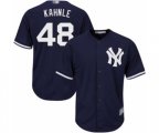 New York Yankees Tommy Kahnle Replica Navy Blue Alternate Baseball Player Jersey