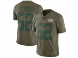 Green Bay Packers #52 Clay Matthews Limited Olive 2017 Salute to Service NFL Jersey