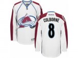 Colorado Avalanche #8 Joe Colborne Authentic White Away NHL Jersey