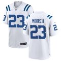 Indianapolis Colts #23 Kenny Moore II Nike White Vapor Limited Jersey