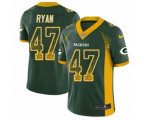 Green Bay Packers #47 Jake Ryan Limited Green Rush Drift Fashion NFL Jersey