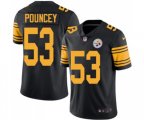 Pittsburgh Steelers #53 Maurkice Pouncey Limited Black Rush Vapor Untouchable Football Jersey