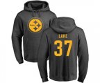 Pittsburgh Steelers #37 Carnell Lake Ash One Color Pullover Hoodie