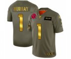 Arizona Cardinals #1 Kyler Murray Limited Olive Gold 2019 Salute to Service Football Jersey