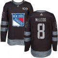 New York Rangers #8 Cody McLeod Premier Black 1917-2017 100th Anniversary NHL Jersey