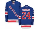 New York Rangers #24 Oscar Lindberg Blue Stitched NHL Jersey