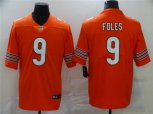 Chicago Bears #9 Nick Foles Nike Orange Alternate Game Jersey