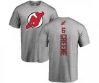 New Jersey Devils #6 Andy Greene Ash Backer T-Shirt