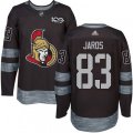 Ottawa Senators #83 Christian Jaros Authentic Black 1917-2017 100th Anniversary NHL Jersey