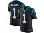Carolina Panthers #1 Cam Newton Vapor Untouchable Limited Black Team Color NFL Jersey