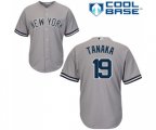 New York Yankees #19 Masahiro Tanaka Replica Grey Road Baseball Jersey