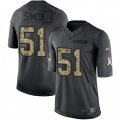 Indianapolis Colts #51 John Simon Limited Black 2016 Salute to Service NFL Jersey