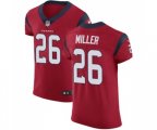 Houston Texans #26 Lamar Miller Red Alternate Vapor Untouchable Elite Player Football Jersey