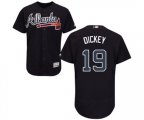 Atlanta Braves #19 R.A. Dickey Blue Flexbase Authentic Collection Baseball Jersey
