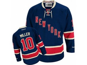 New York Rangers #10 J.T. Miller Premier Navy Blue Third NHL Jersey