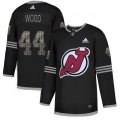 New Jersey Devils #44 Miles Wood Black Authentic Classic Stitched NHL Jersey