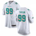 Miami Dolphins Retired Player #99 Jason Taylor Nike White Vapor Limited Jersey