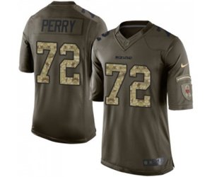 Chicago Bears #72 William Perry Elite Green Salute to Service Football Jersey