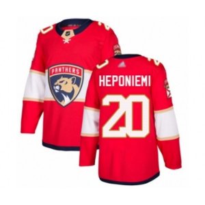 Florida Panthers #20 Aleksi Heponiemi Authentic Red Home Hockey Jersey