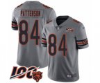Chicago Bears #84 Cordarrelle Patterson Limited Silver Inverted Legend 100th Season Football Jersey