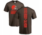 Cleveland Browns #20 Briean Boddy-Calhoun Brown Backer T-Shirt
