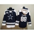 Dallas Cowboys #88 CeeDee Lamb Navy Blue Ageless Must Have Lace Up Pullover Hoodie