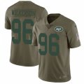 New York Jets #96 Muhammad Wilkerson Limited Olive 2017 Salute to Service NFL Jersey