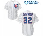 Chicago Cubs Tyler Chatwood Replica White Home Cool Base Baseball Player Jersey