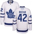 Toronto Maple Leafs #42 Tyler Bozak Authentic White Away NHL Jersey