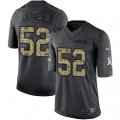 Chicago Bears #52 Christian Jones Limited Black 2016 Salute to Service NFL Jersey