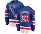 New York Rangers #33 Fredrik Claesson Fanatics Branded Royal Blue Home Breakaway NHL Jersey