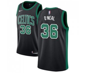Boston Celtics #36 Shaquille O\'Neal Swingman Black Basketball Jersey - Statement Edition