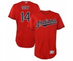 Cleveland Indians #14 Larry Doby Scarlet Alternate Flex Base Authentic Collection Baseball Jersey