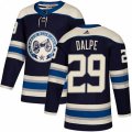 Columbus Blue Jackets #29 Zac Dalpe Authentic Navy Blue Alternate NHL Jersey
