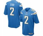 Los Angeles Chargers #2 Easton Stick Game Electric Blue Alternate Football Jersey