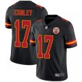 Kansas City Chiefs #17 Chris Conley Limited Black Rush Vapor Untouchable NFL Jersey